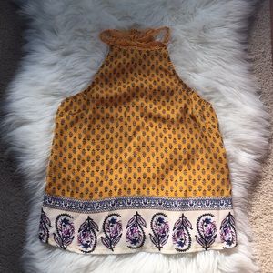 Vintage high neck top